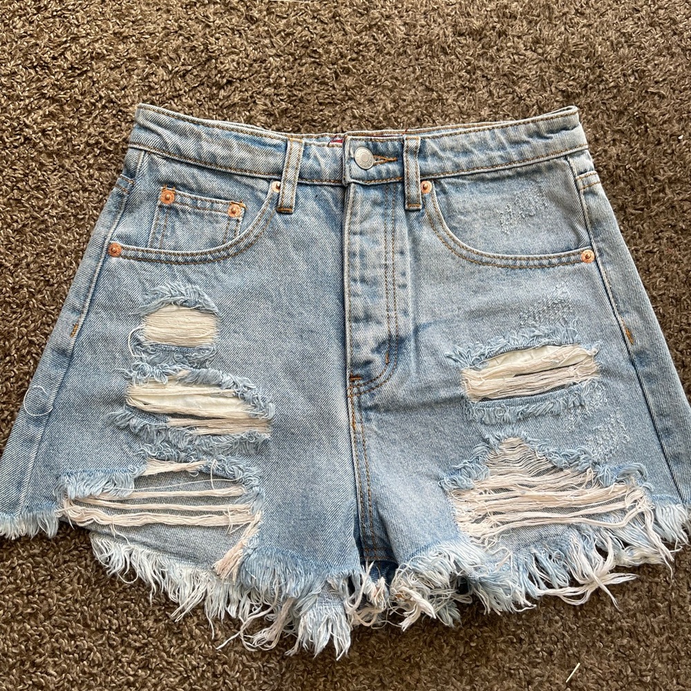 Brand New Ripped Signature Shorts